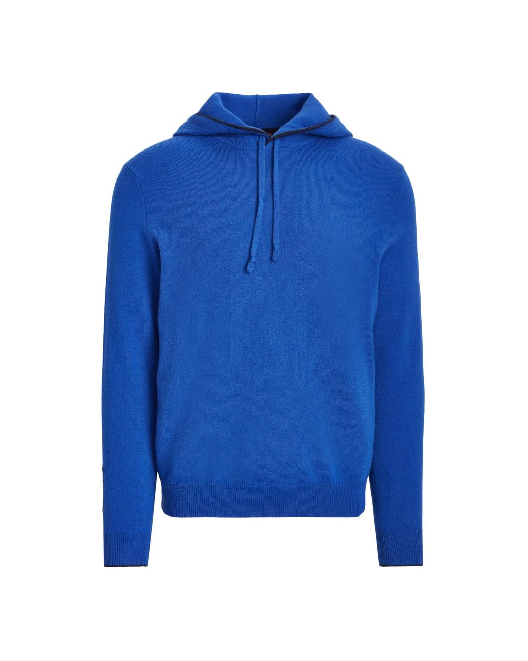 Ralph Lauren Washable Cashmere Hooded Sweater in Blue for Men - Lyst