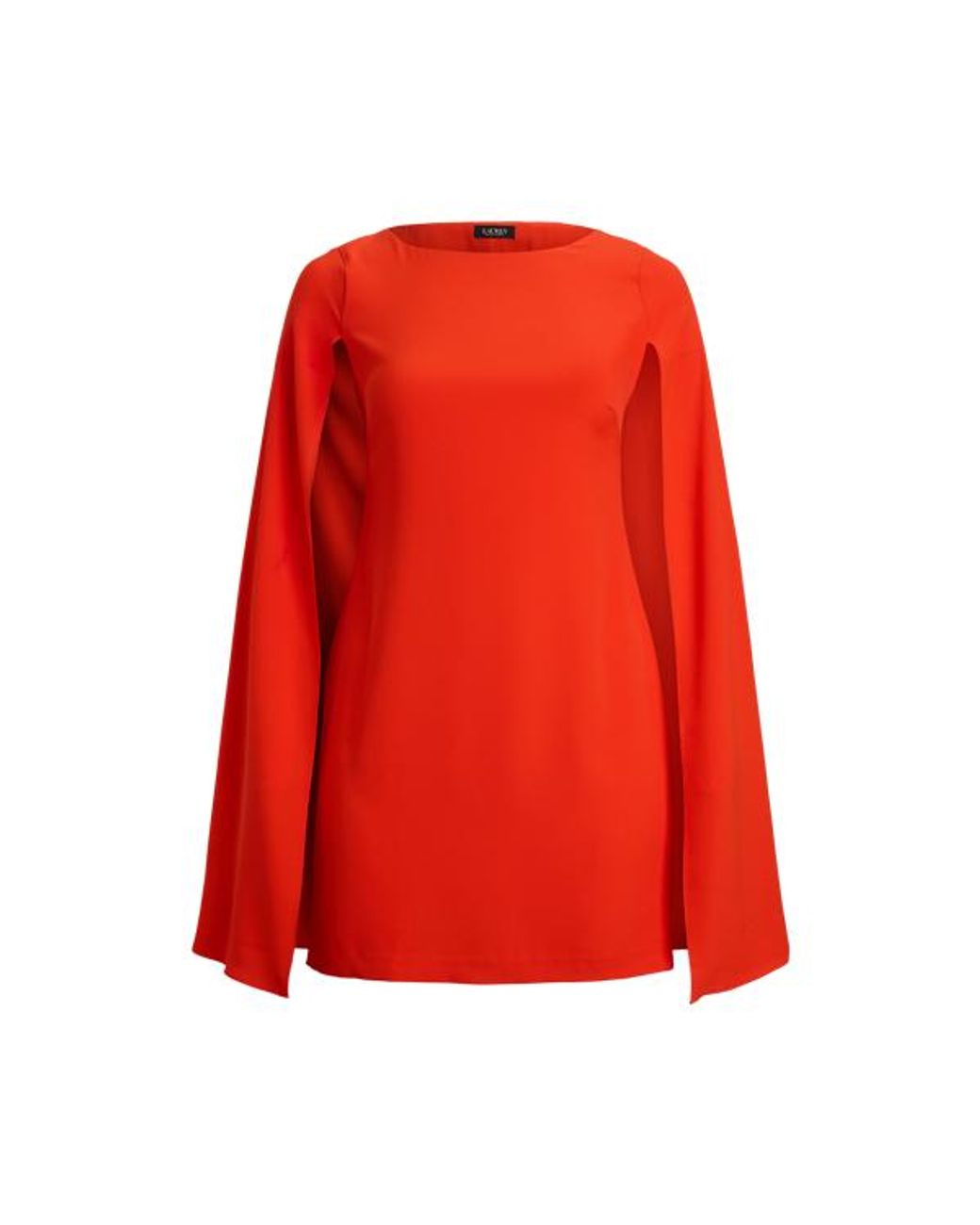 ralph lauren red cape dress How to Buy Golden Globe Style - The Best Supporting Actress Nominee Lupita Nyong'o Ralph Lauren Collection Cape Dress