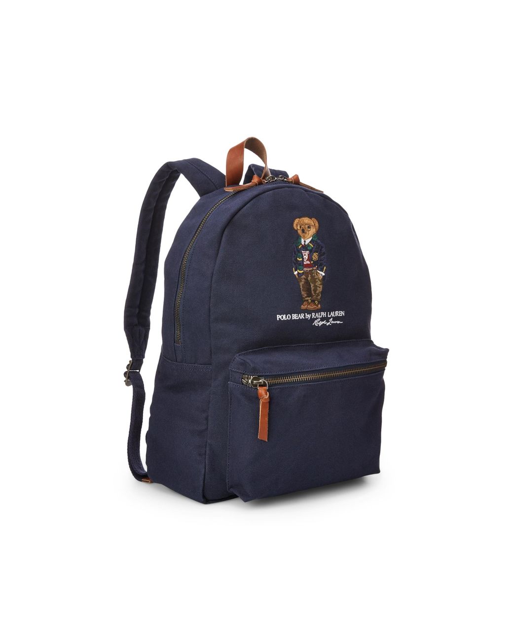 Polo Ralph Lauren Polo Bear Canvas Backpack in Blue for Men | Lyst