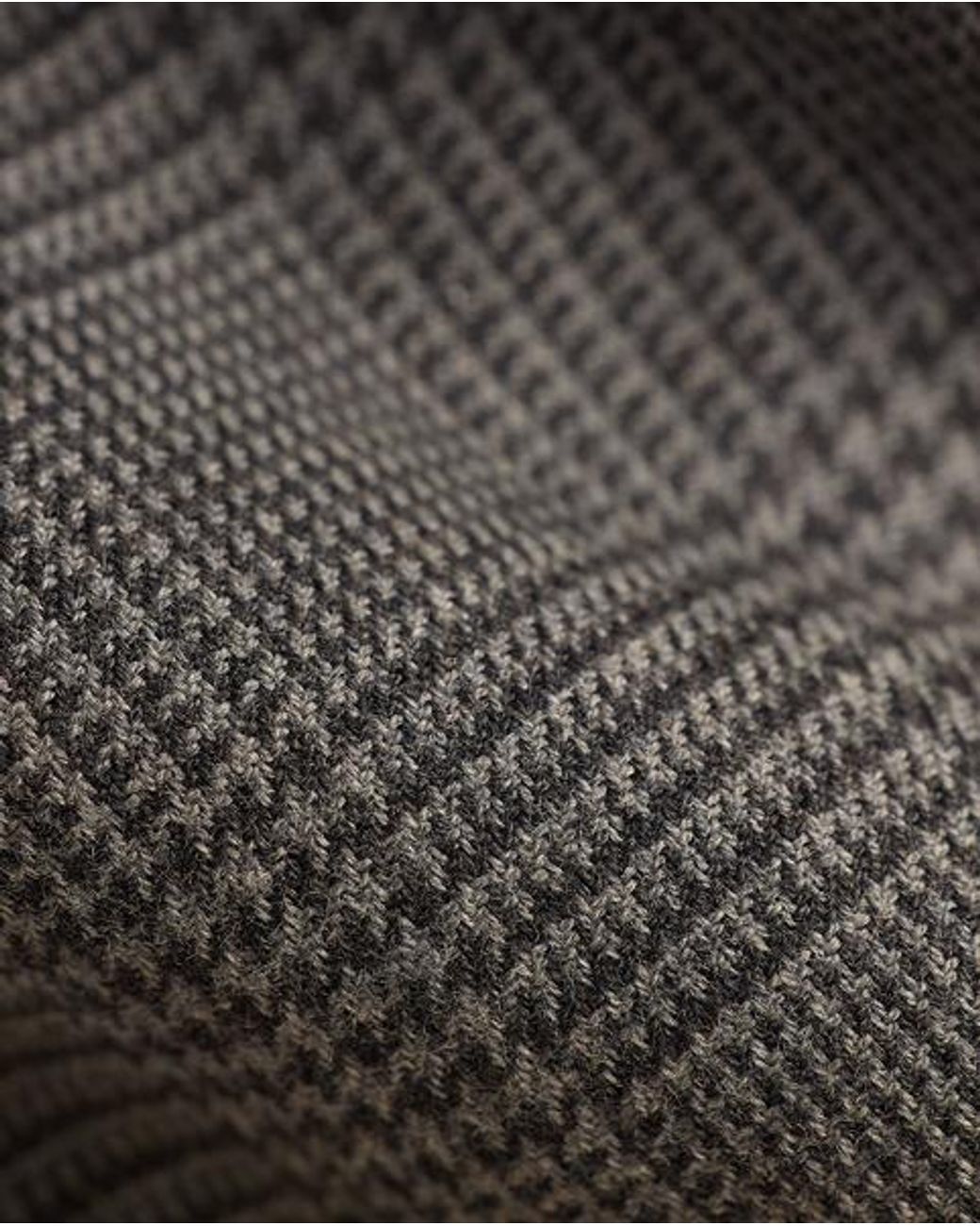Ralph Lauren Gray Glen Check Cotton Flannel Tie for men