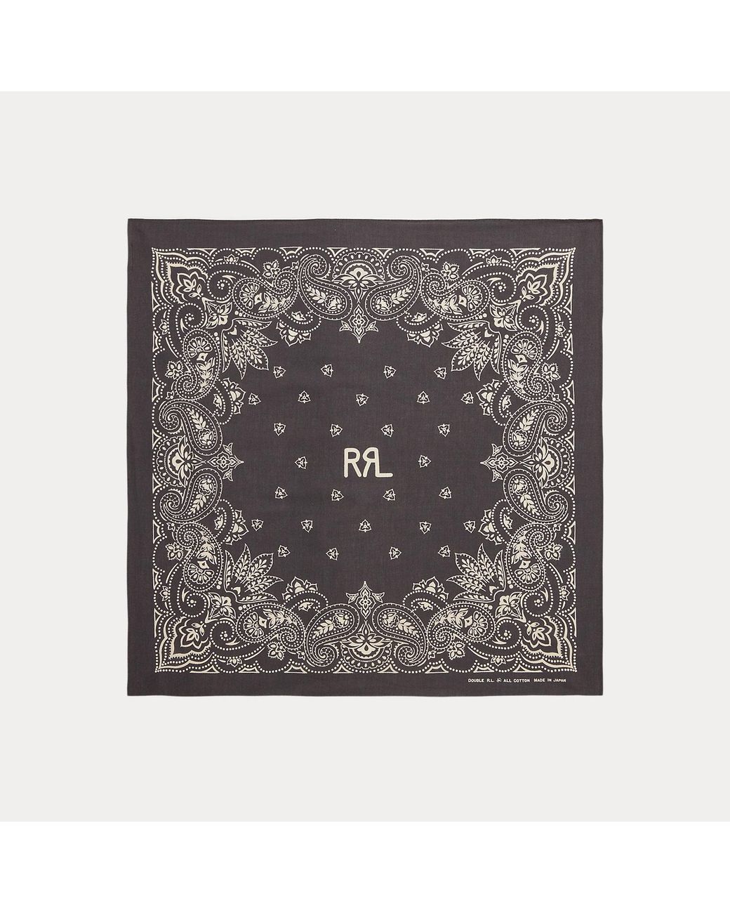 Ralph Lauren Metallic Ranch Logo Bandanna for men