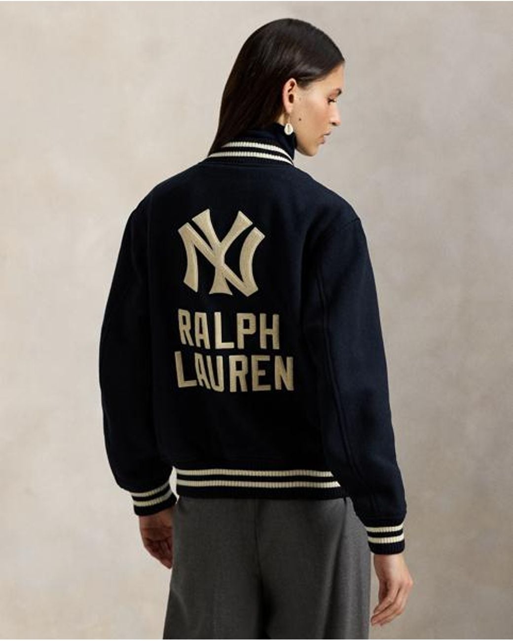 Polo Ralph Lauren Blue Polo Ralph Lauren Lauren Yankees Jacket for men