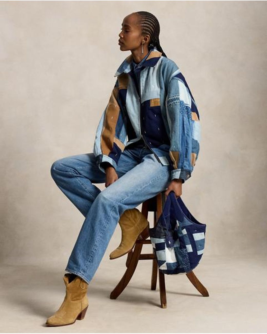 Polo Ralph Lauren Blue Ralph Lauren Prl X Gee's Bend Jacket