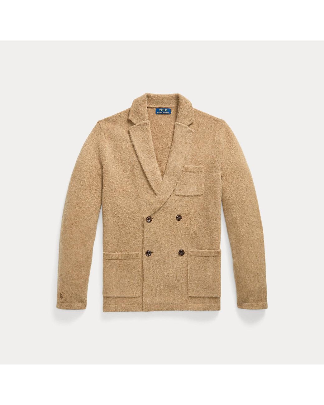 Polo Ralph Lauren Natural Wool-Cashmere Blazer Cardigan for men