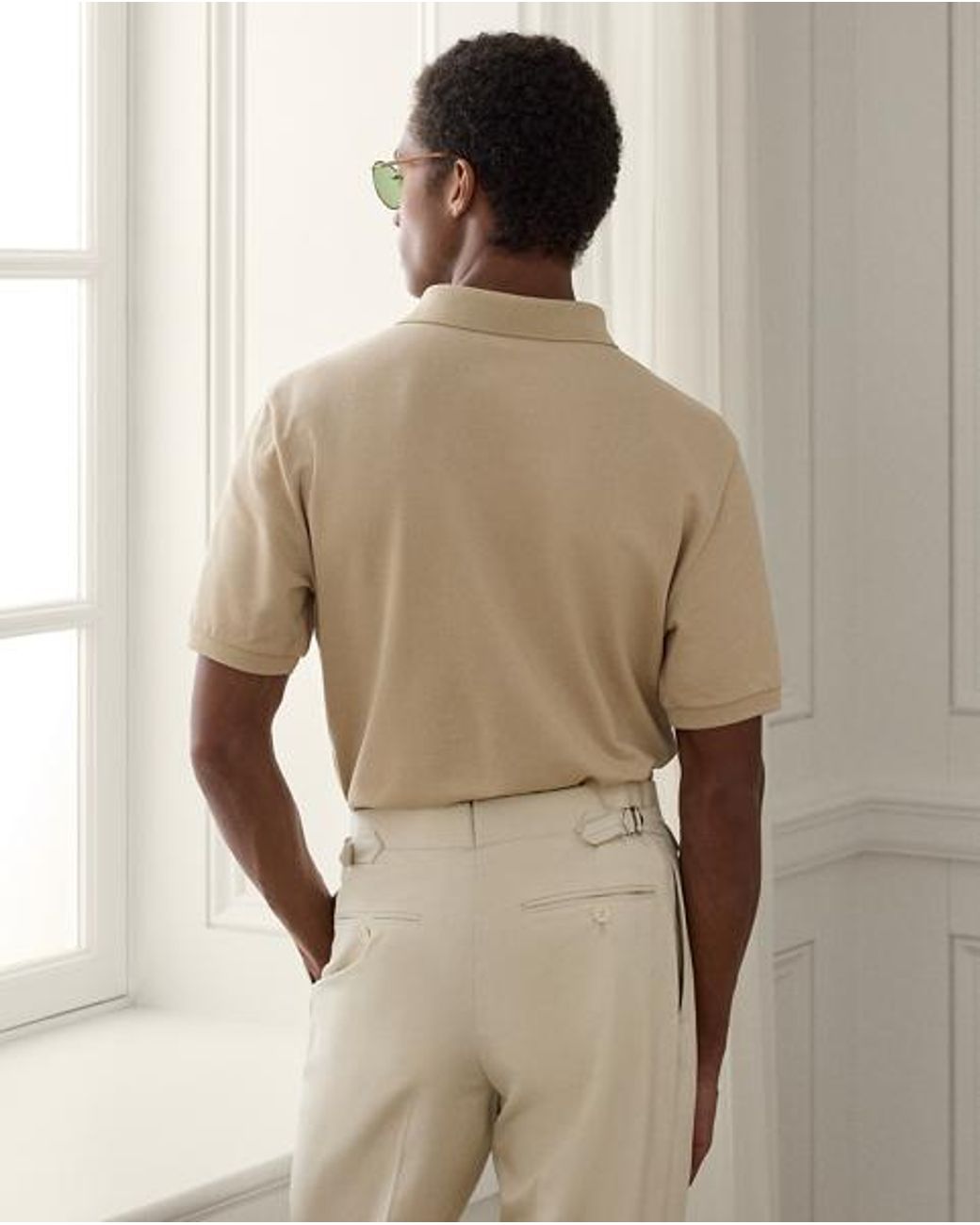 Ralph Lauren Natural Piqué Polo Shirt