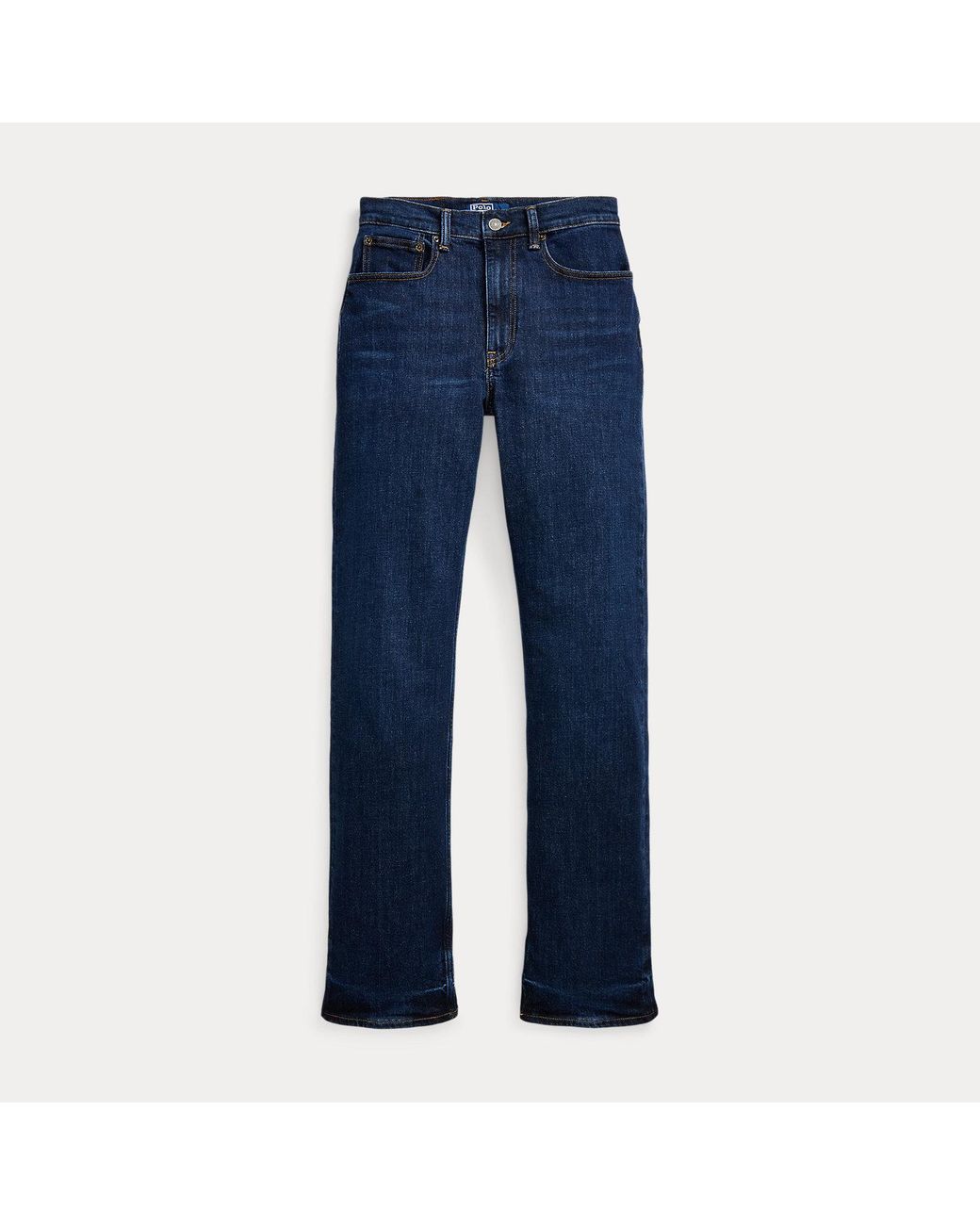 Ralph Lauren Blue High-Rise Straight Jean