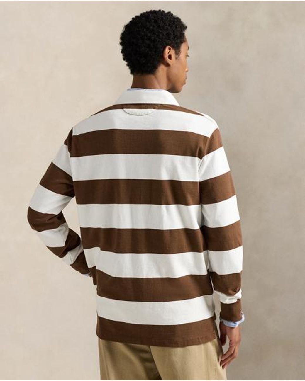 Polo Ralph Lauren Brown The Iconic Rugby Shirt for men
