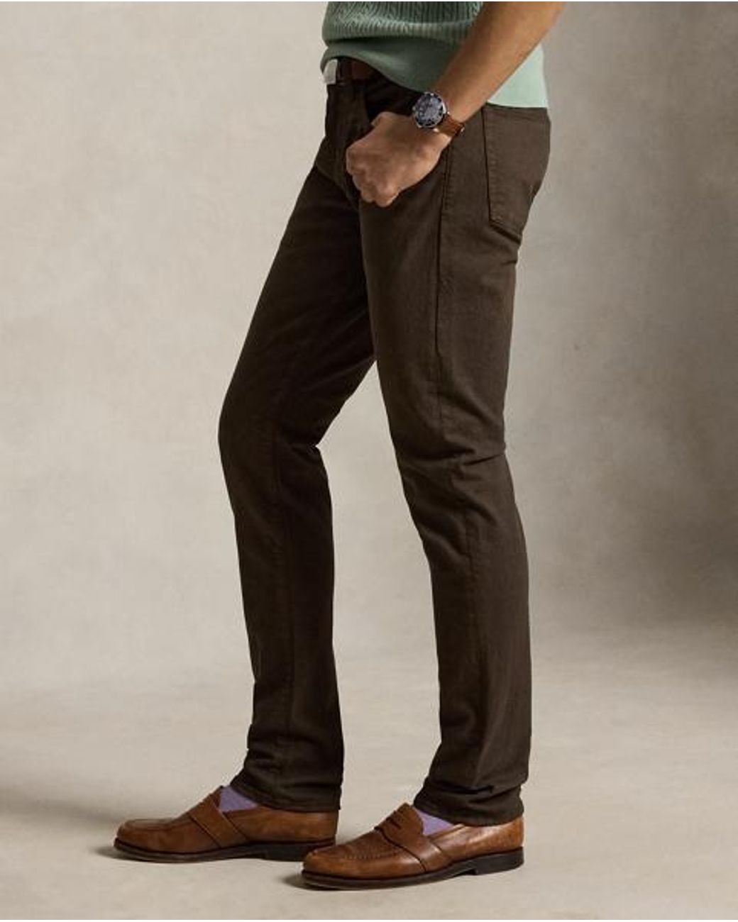 Polo Ralph Lauren Gray Sullivan Slim Polo Pony Stretch Jean for men