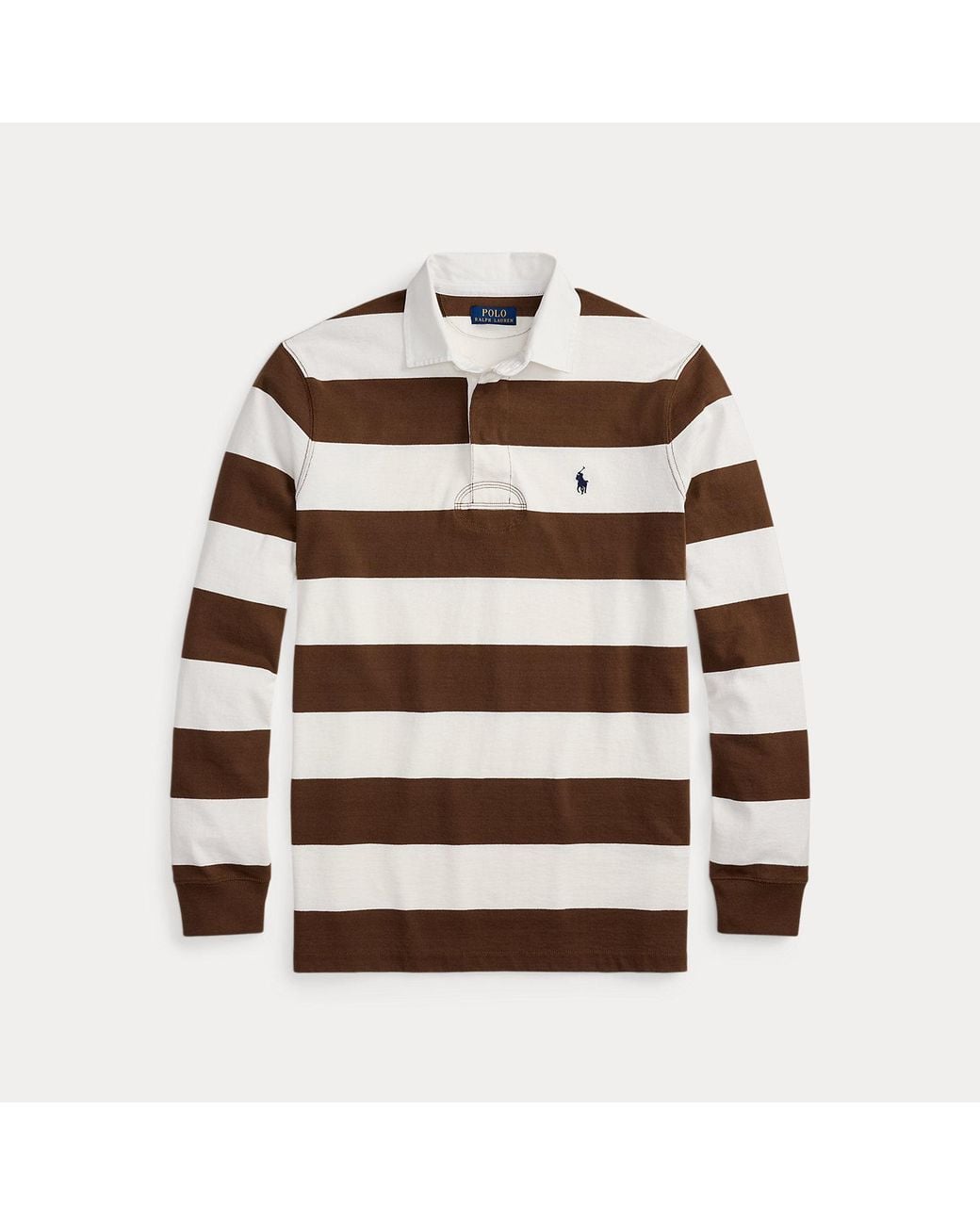 Polo Ralph Lauren Brown The Iconic Rugby Shirt for men