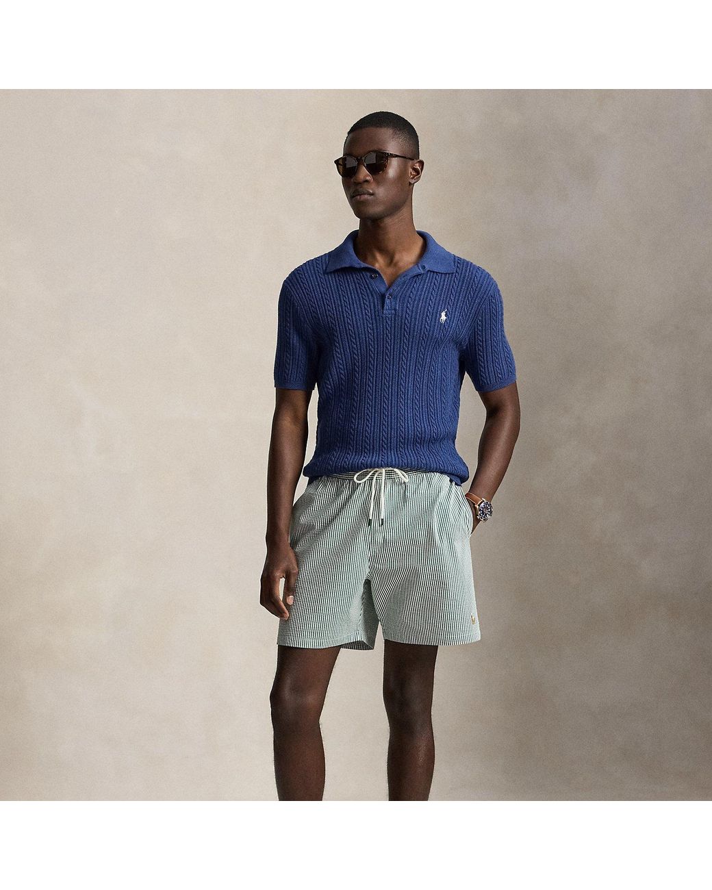 Polo Ralph Lauren Green 14.5 Cm Traveller Classic Swimming Trunk for men
