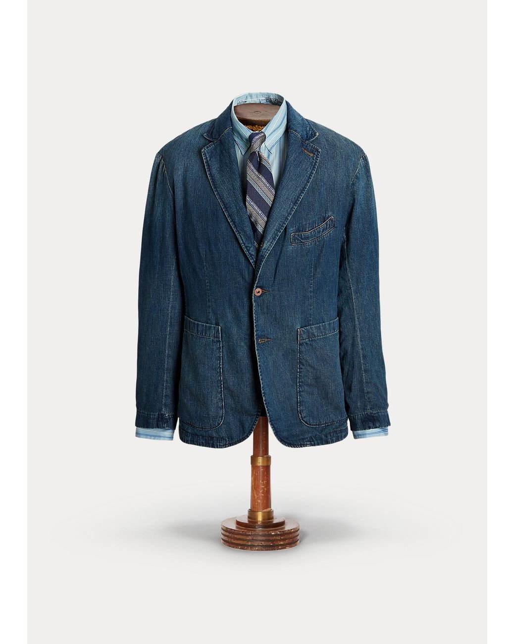 Mens denim sport coat blazer hotsell