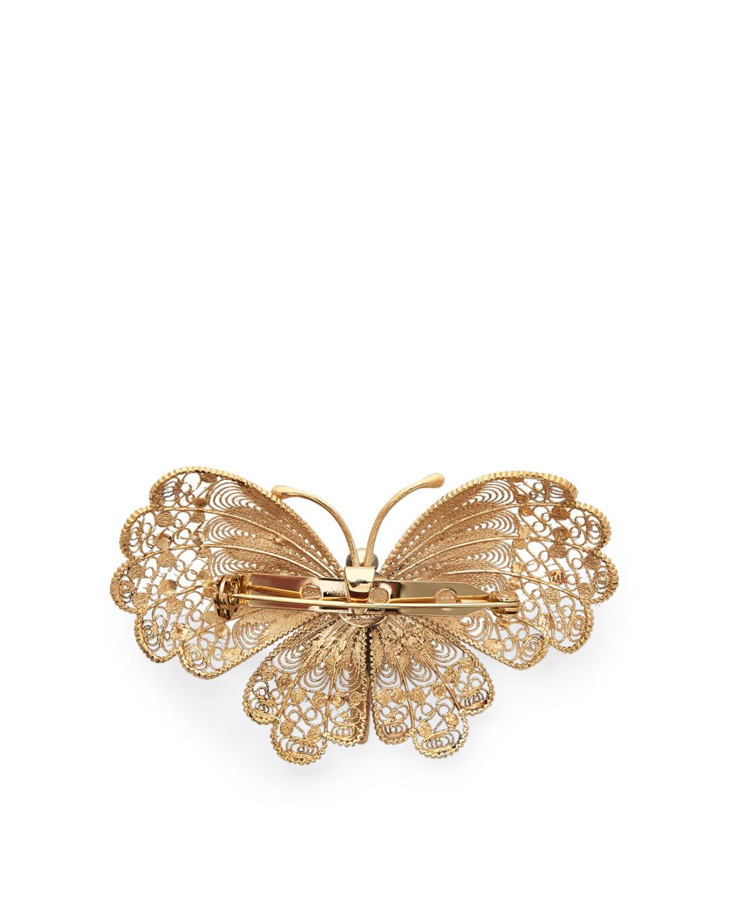 Ralph Lauren Butterfly Brooch Necklace in Gold (Metallic) | Lyst