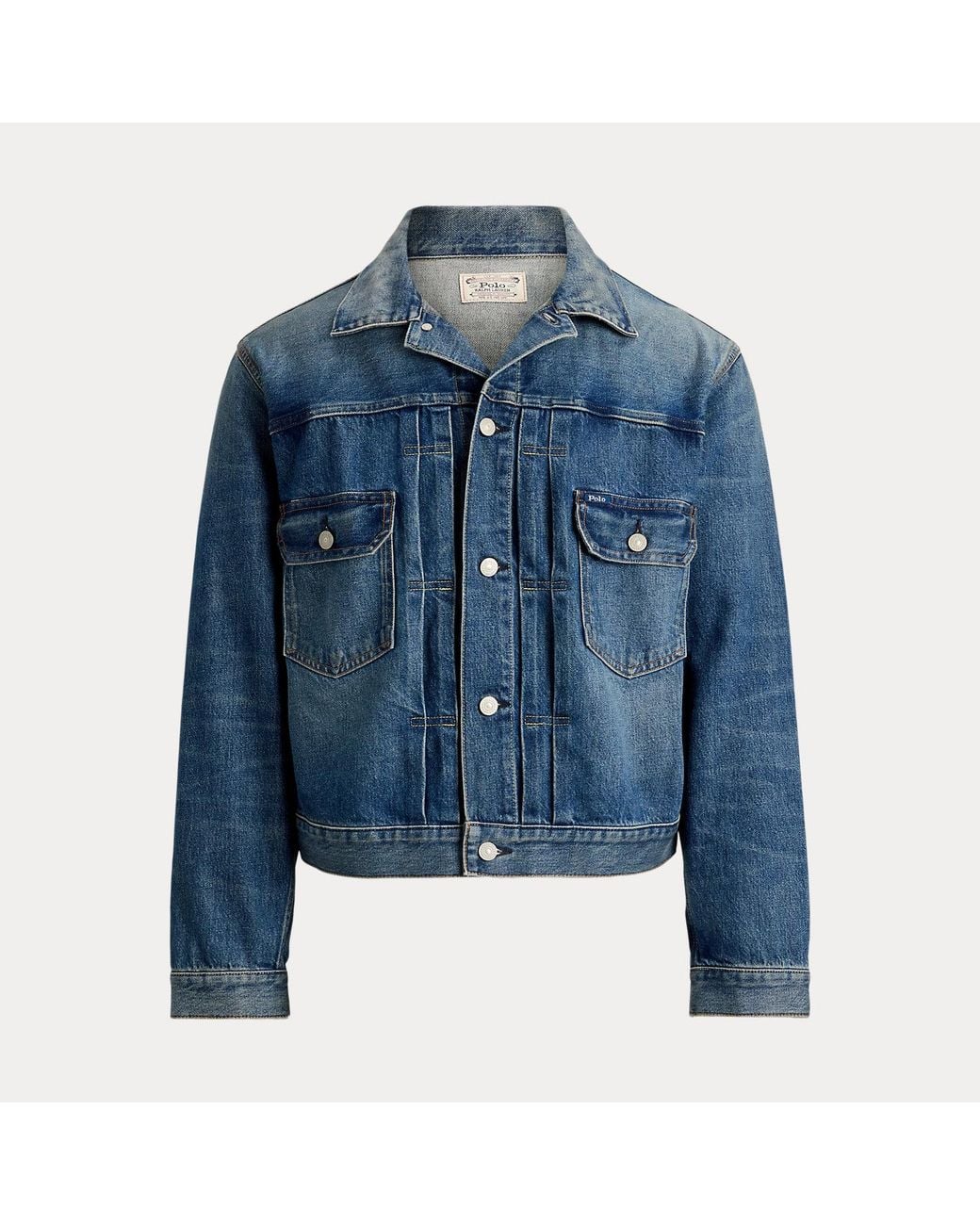 Polo Ralph Lauren Blue Denim Trucker Jacket for men