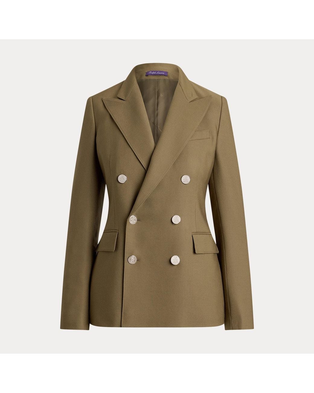 Ralph Lauren Green Camden Cashmere Jacket