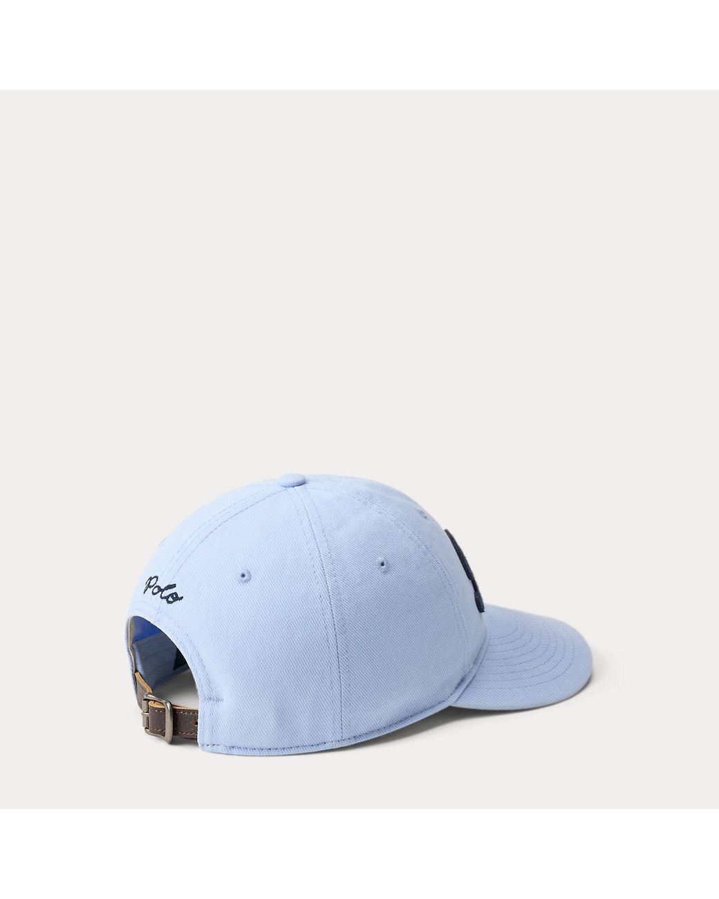 Ralph Lauren Blue The Ralph Lauren Logo Twill Ball Cap for men