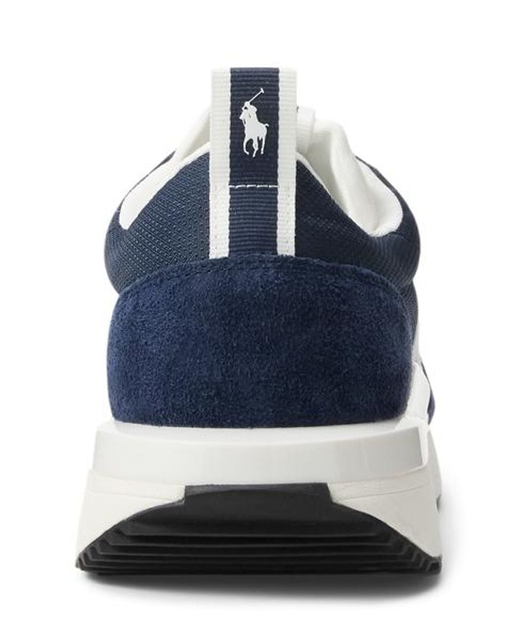 Polo Ralph Lauren Blue Train 89 Suede & Oxford Sneaker for men
