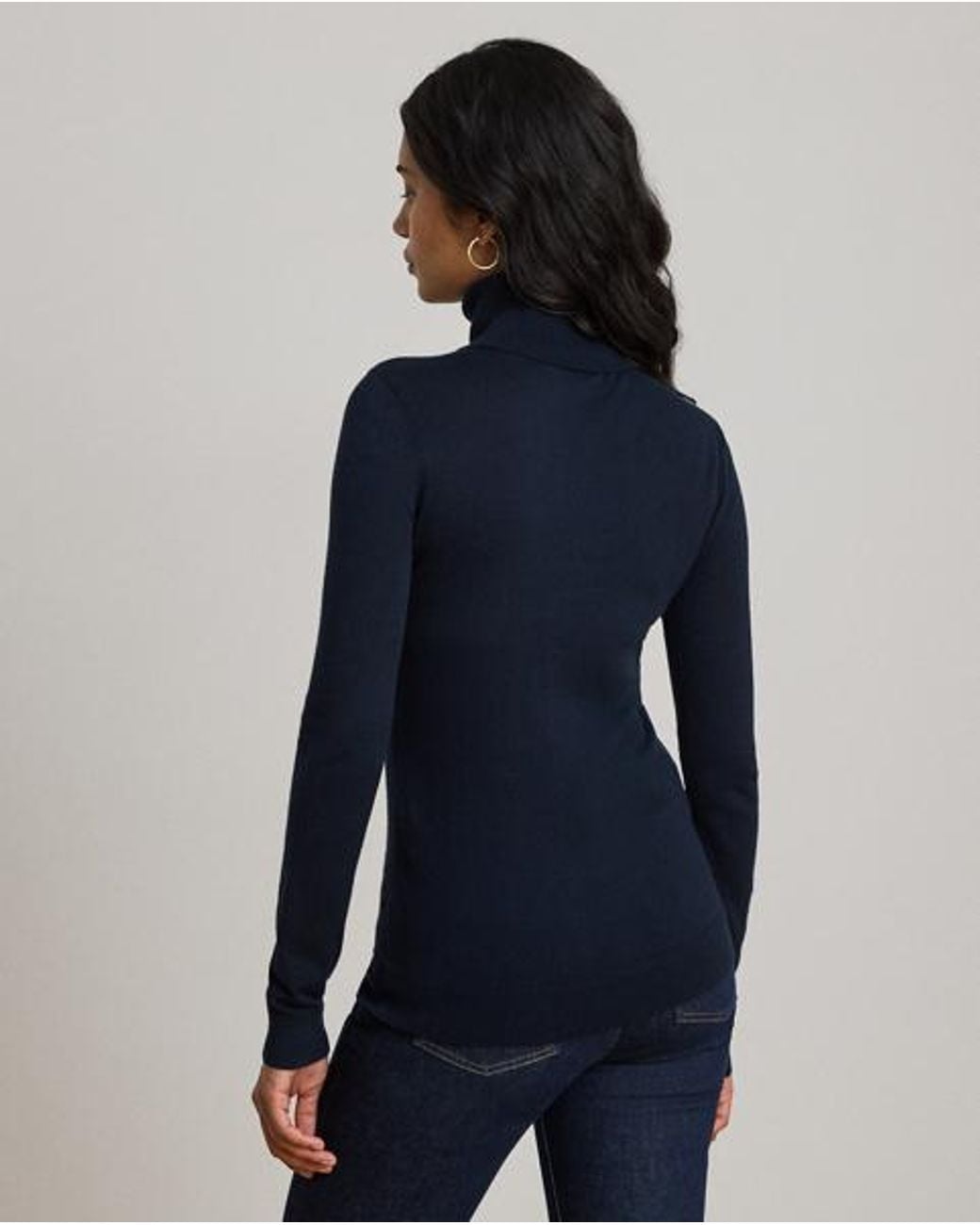 Ralph Lauren Blue Turtleneck Sweater