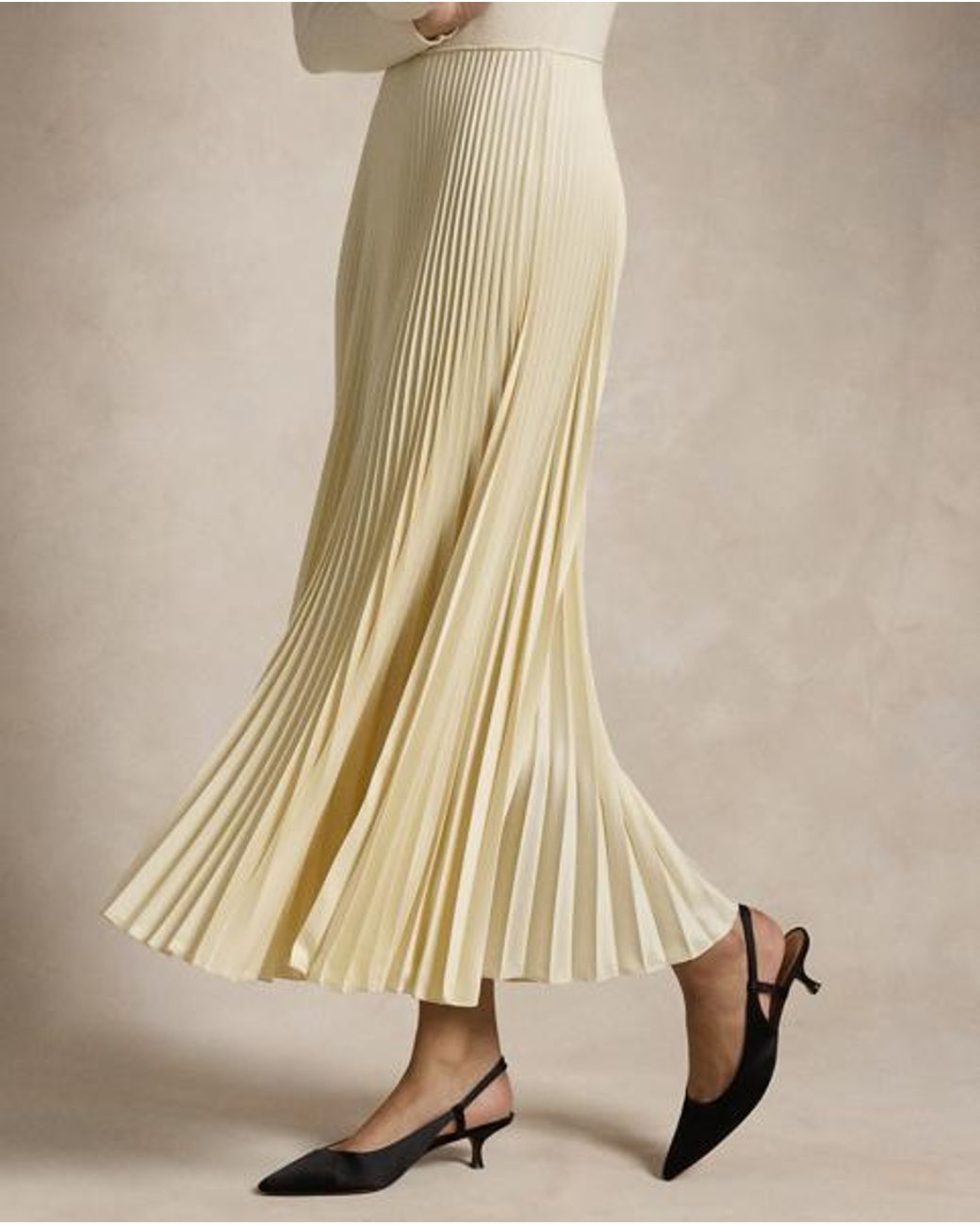Ralph Lauren Sweater-Bodice Long-Sleeve Dress in Natural | Lyst UK Ralph Lauren Sweater-Bodice Long-Sleeve Dress in Natural | Lyst UK