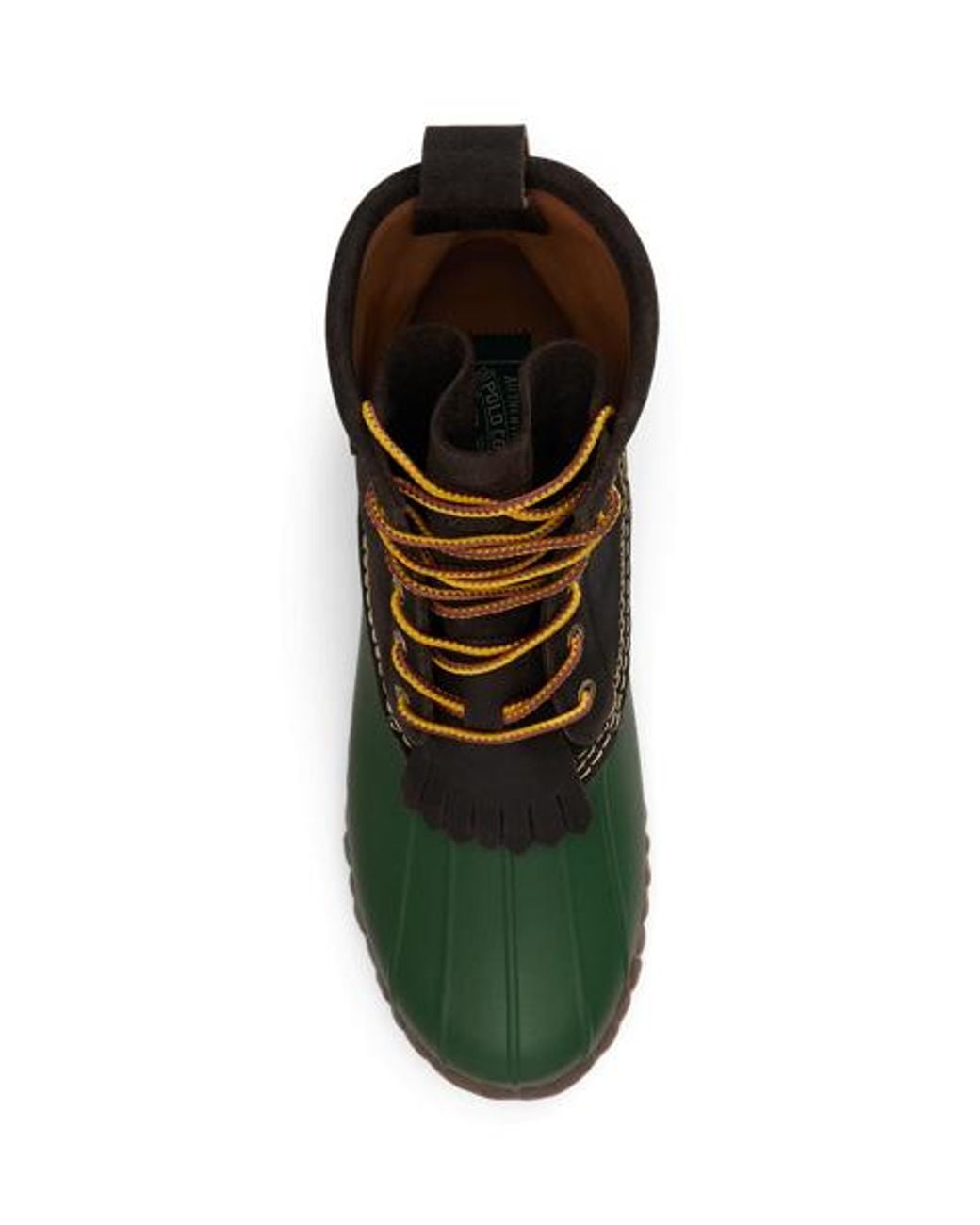 Polo Ralph Lauren Green Harvey Suede Duck Boot for men