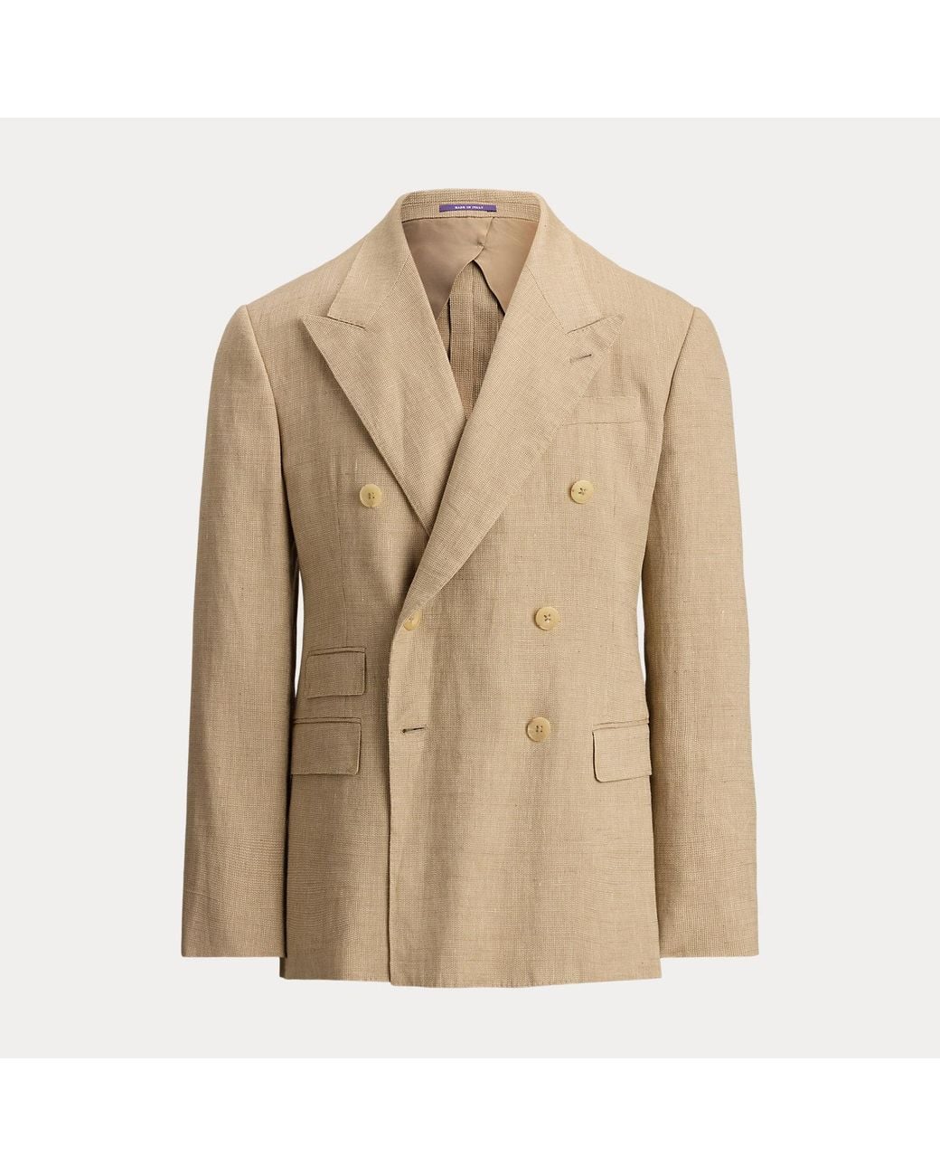 Ralph Lauren Natural Glenn Hand-Tailored Suit Jacket for men
