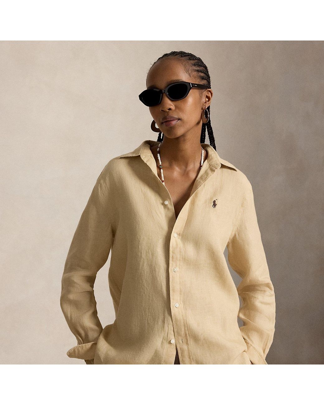Polo Ralph Lauren Natural Classic Fit Linen Shirt