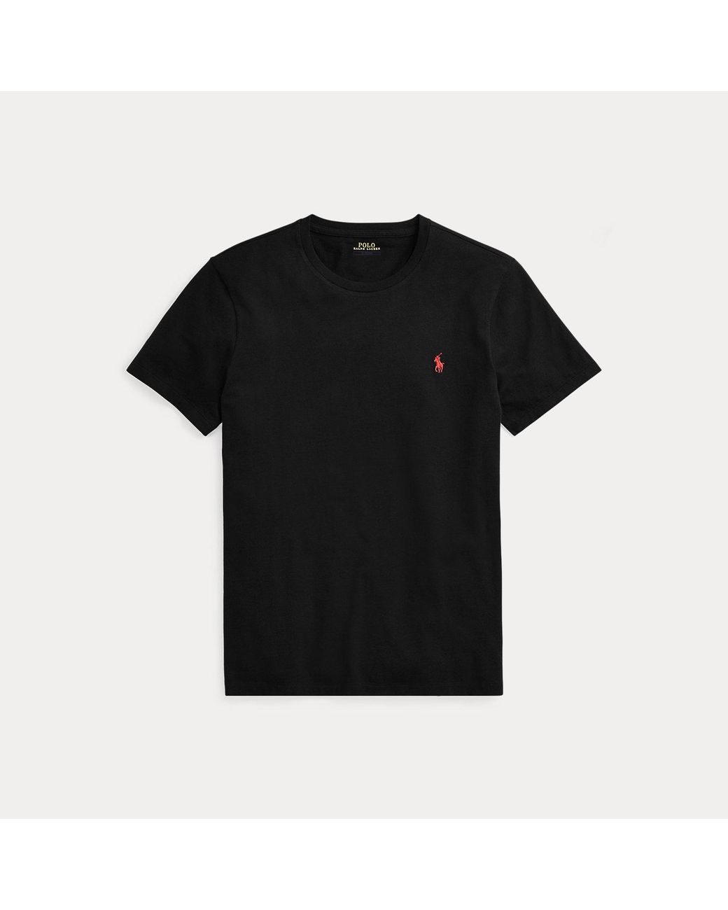 Polo Ralph Lauren Blue Custom Slim Fit Jersey Crewneck T-shirt for men