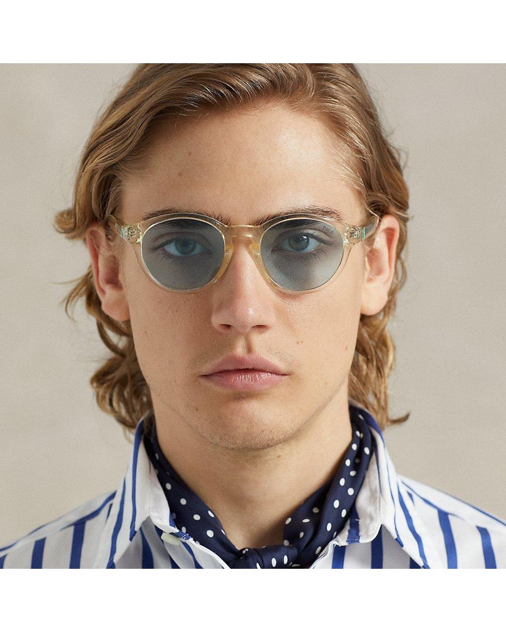 Ralph Lauren The Earth Polo Sunglasses in Blue for Men | Lyst