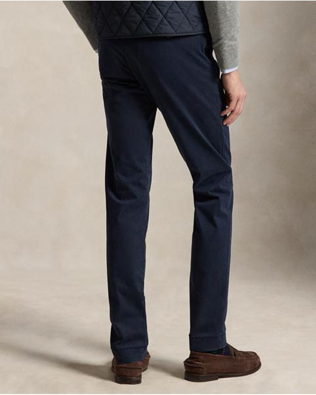 Polo Ralph Lauren Blue Jarrett Slim Fit Sateen Trouser for men