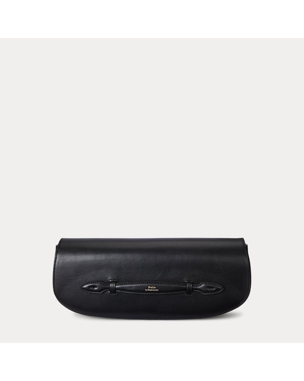 Polo Ralph Lauren Natural Bellport Leather Long-Flap Clutch