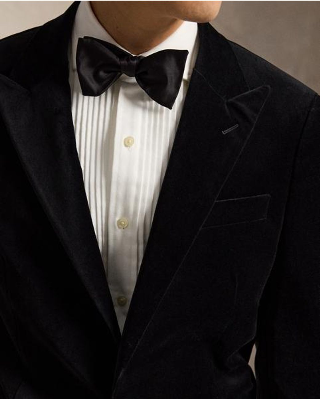 Polo Ralph Lauren Black Modern Fit Velvet Jacket for men