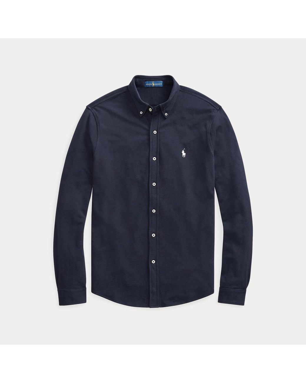 Polo Ralph Lauren Blue Fw Mesh Sports Shirt for men