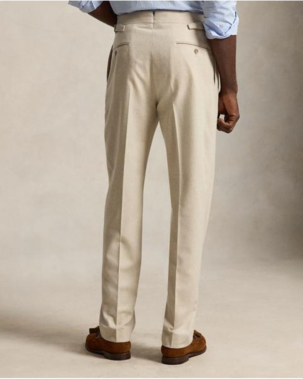 Polo Ralph Lauren Natural Wool Flannel Suit Trouser for men