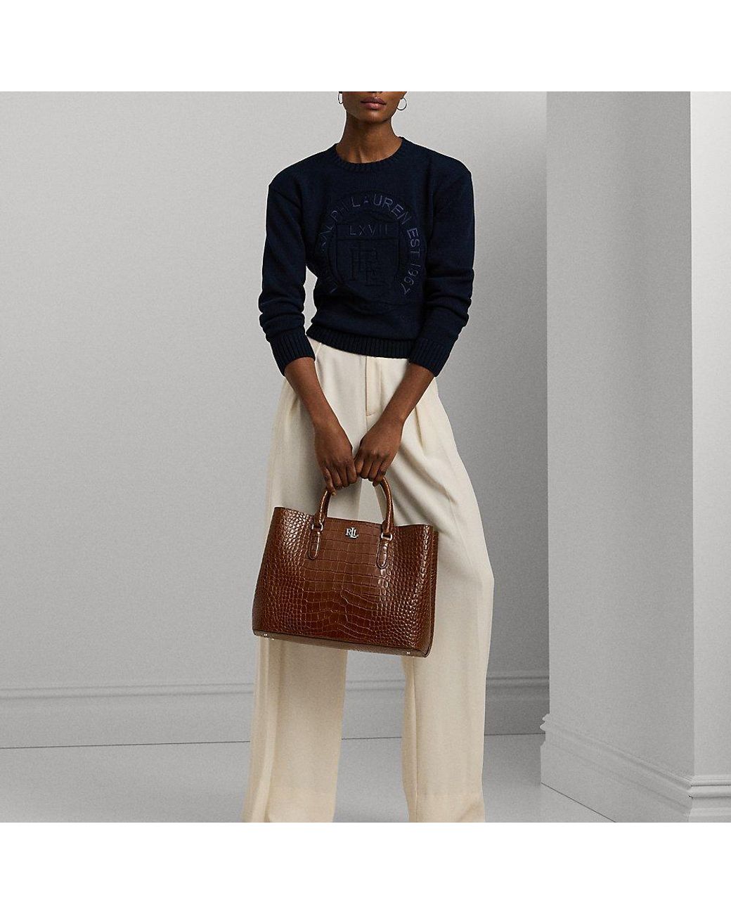 Large marcy geliefert satchel
