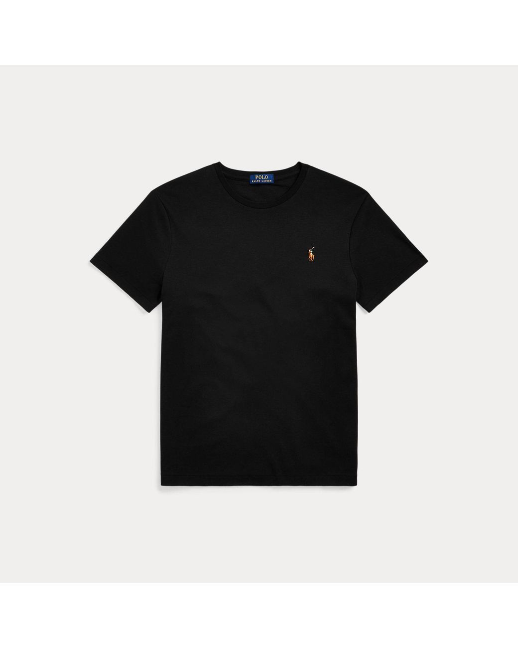 Polo Ralph Lauren White Custom Slim Soft Cotton Tee Iconic Exclusive for men