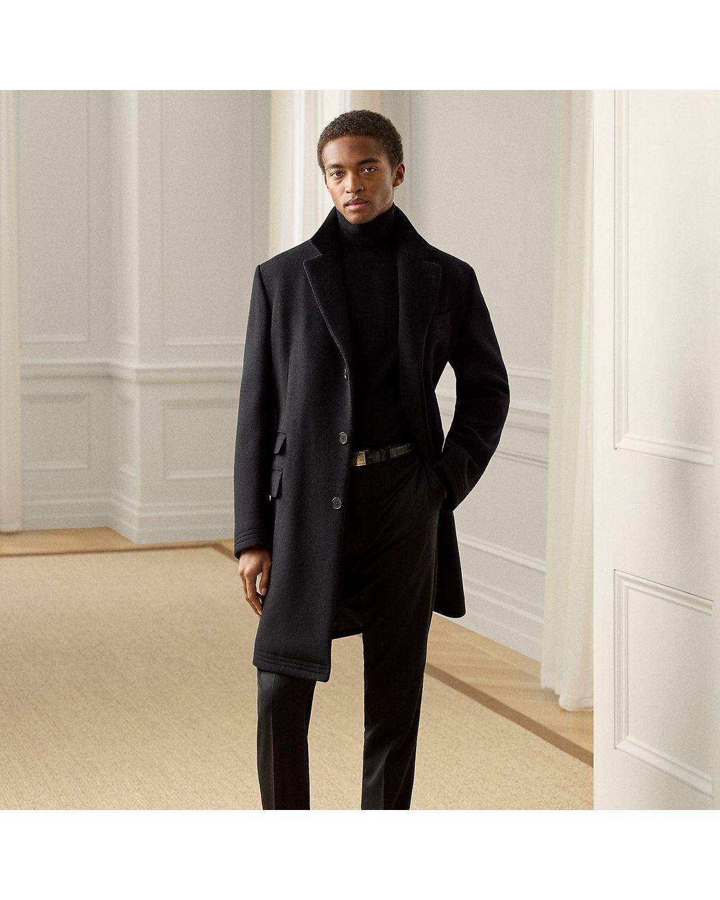 Ralph Lauren Black Gregory Wool Serge Suit Trouser for men