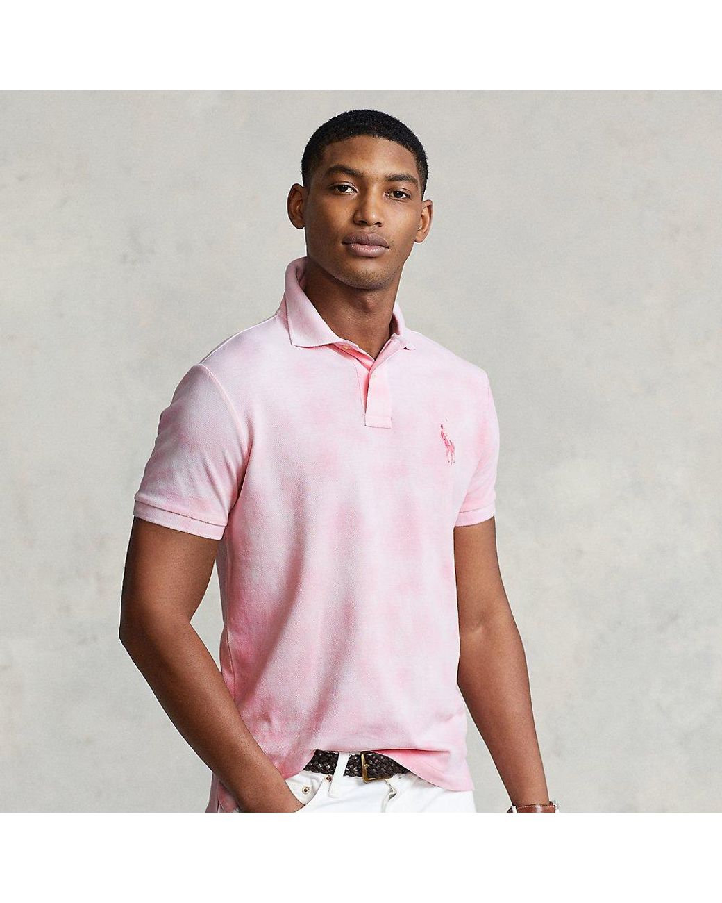 Polo Ralph Lauren Pink Pony Tie-dye Polo Shirt for Men |