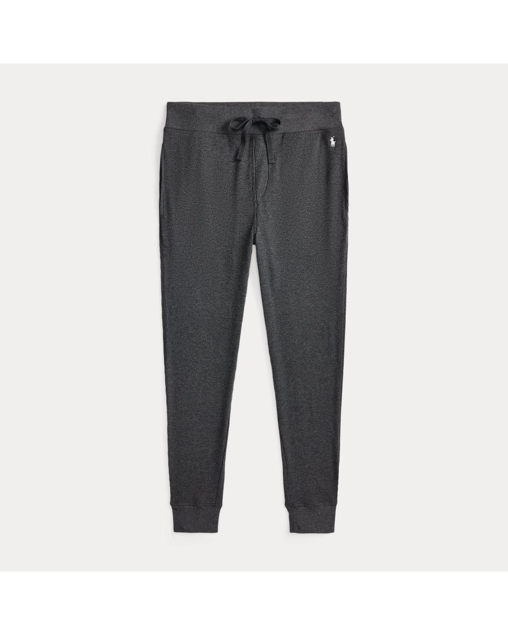 Polo Ralph Lauren White Waffle-Knit Sleep Jogger for men