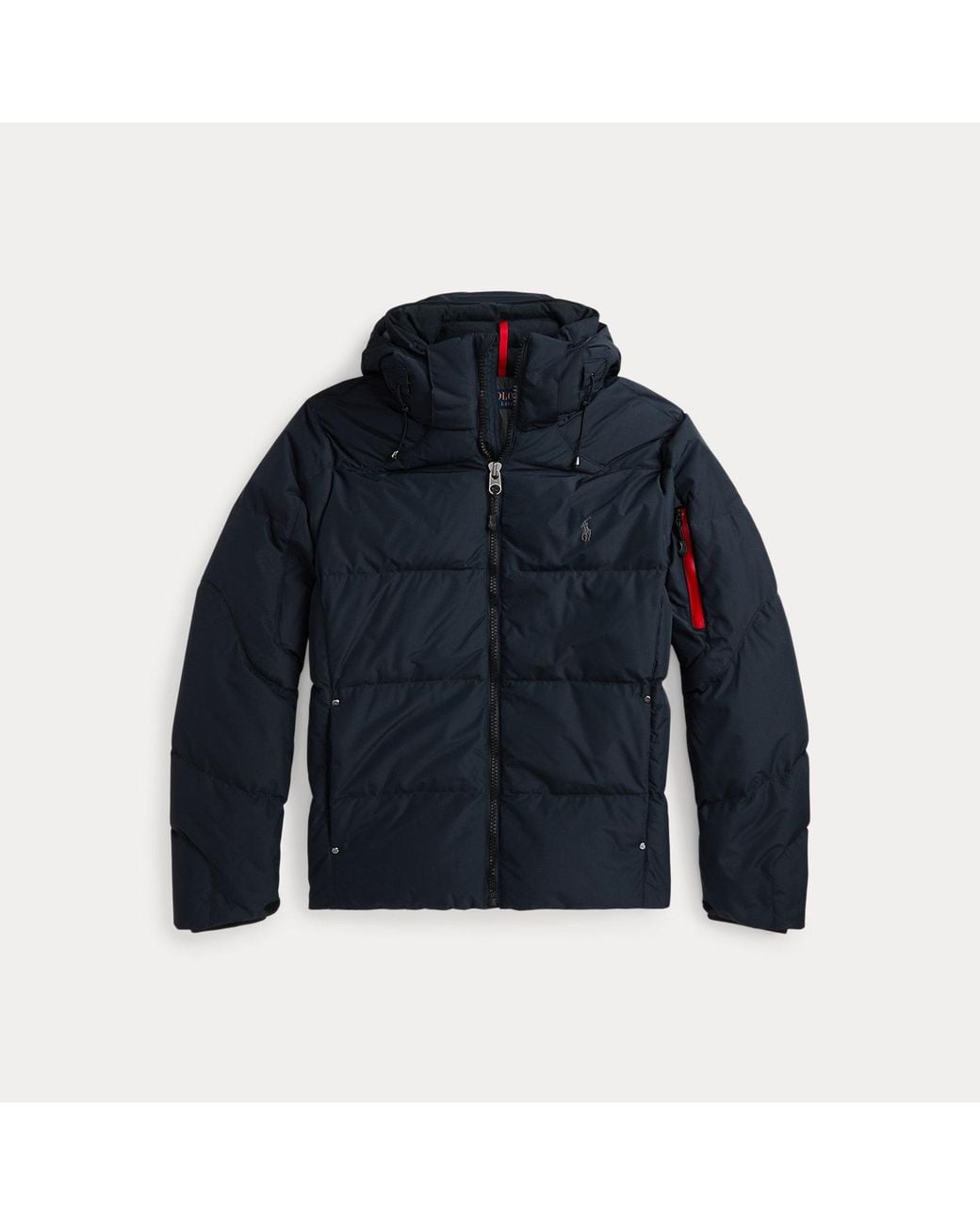 Polo Ralph Lauren Blue Hooded Down Jacket for men