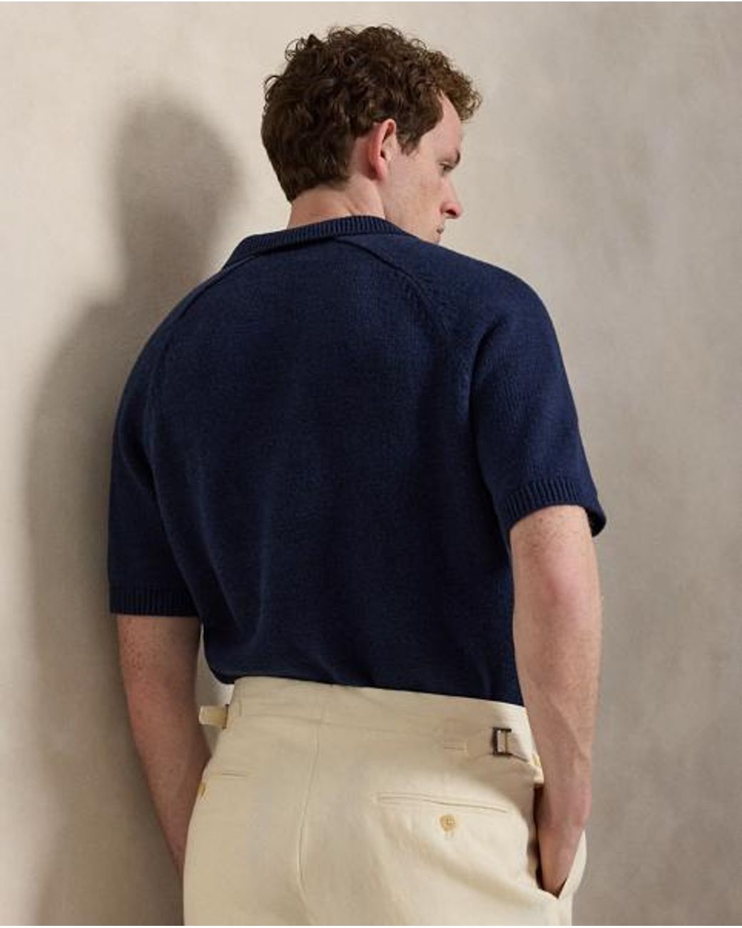Polo Ralph Lauren Blue The Ralph Lauren Logo Short-Sleeve Jumper for men