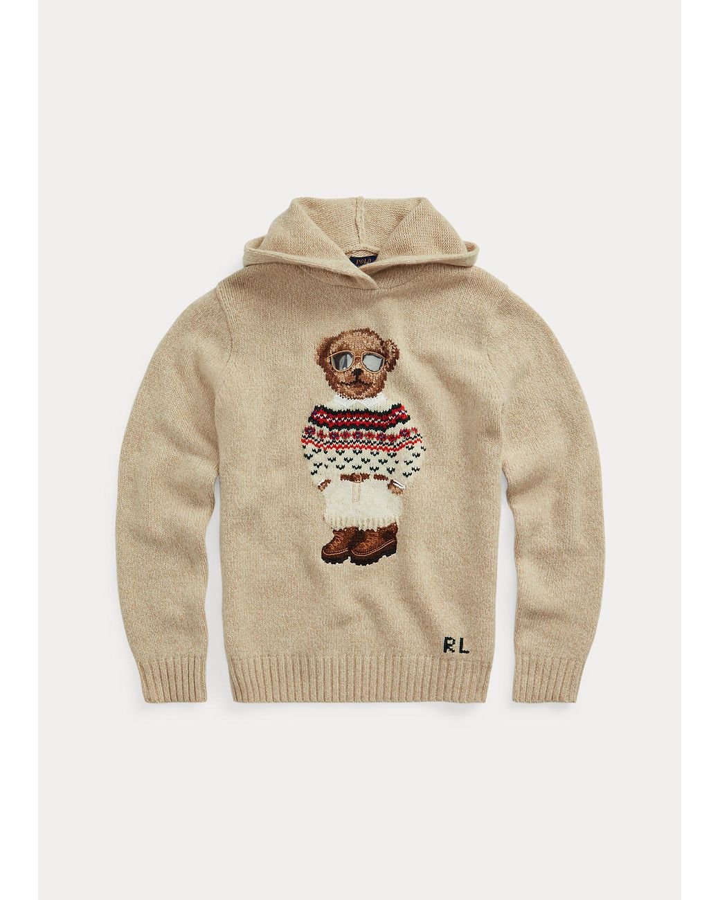 Polo bear sweater hoodie 2025