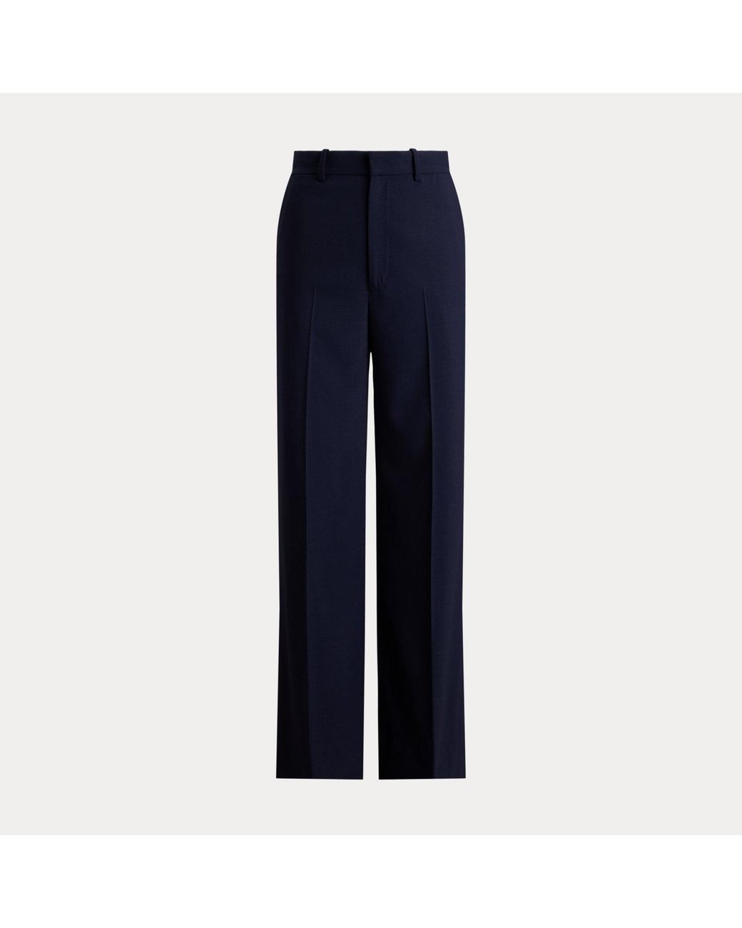 Ralph Lauren Blue Beaton Stretch-Wool Trouser