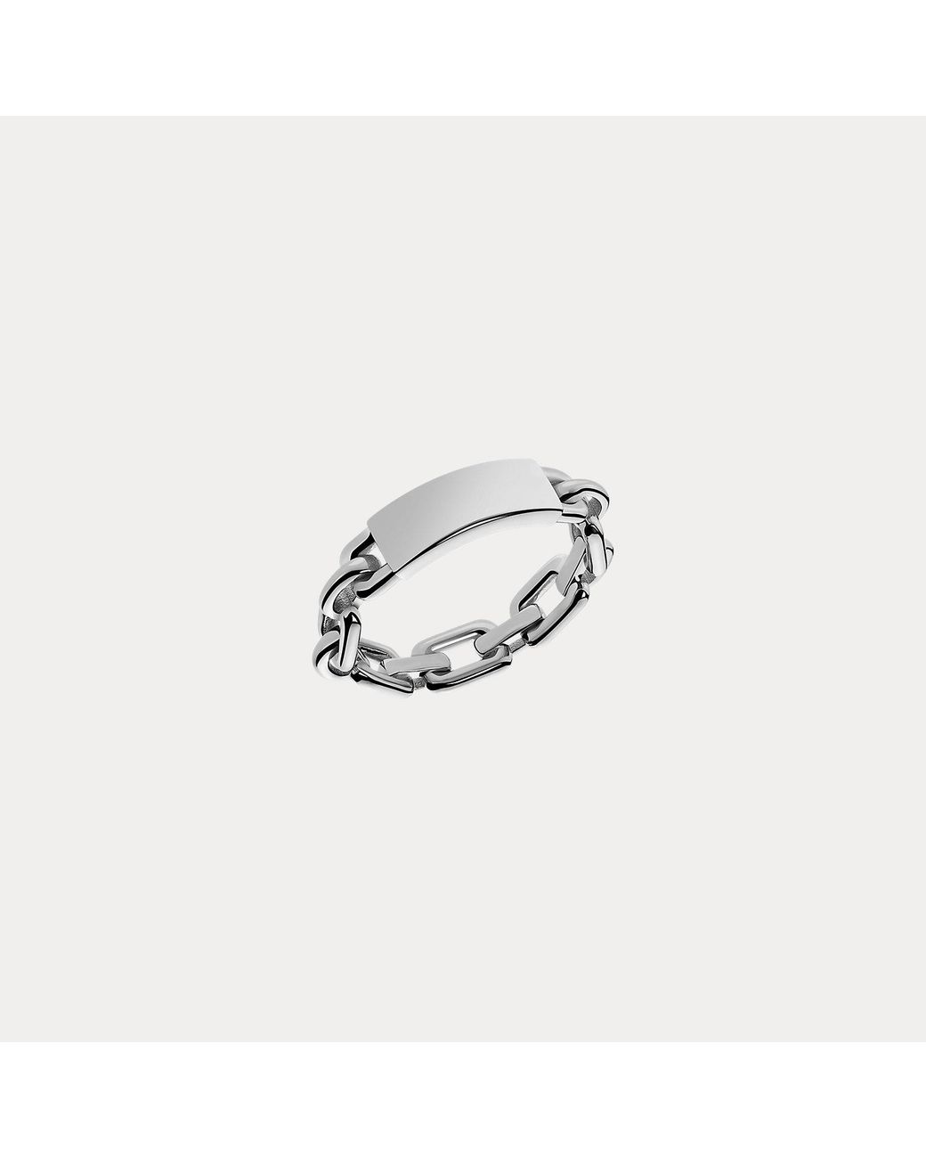 Ralph Lauren Metallic Sterling Id Ring