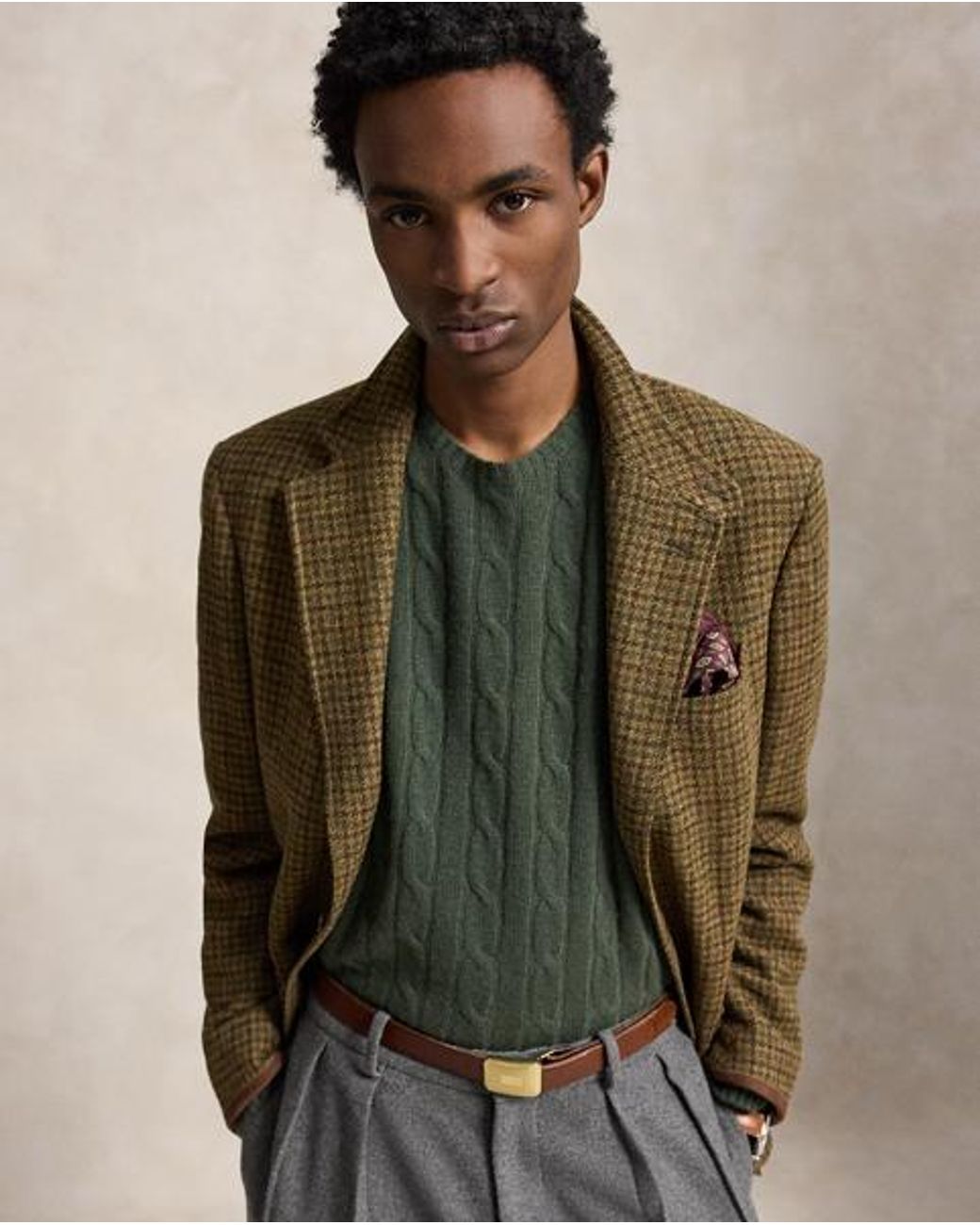 Polo Ralph Lauren Green The Iconic Cable-knit Cashmere Jumper for men