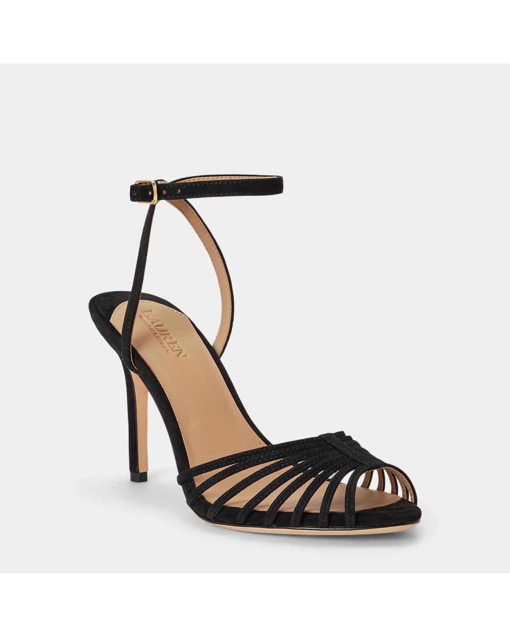 Ralph lauren mckayla strappy metallic LAUREN RALPH LAUREN Mckayla Metallic Nappa Leather Sandal  main image 2