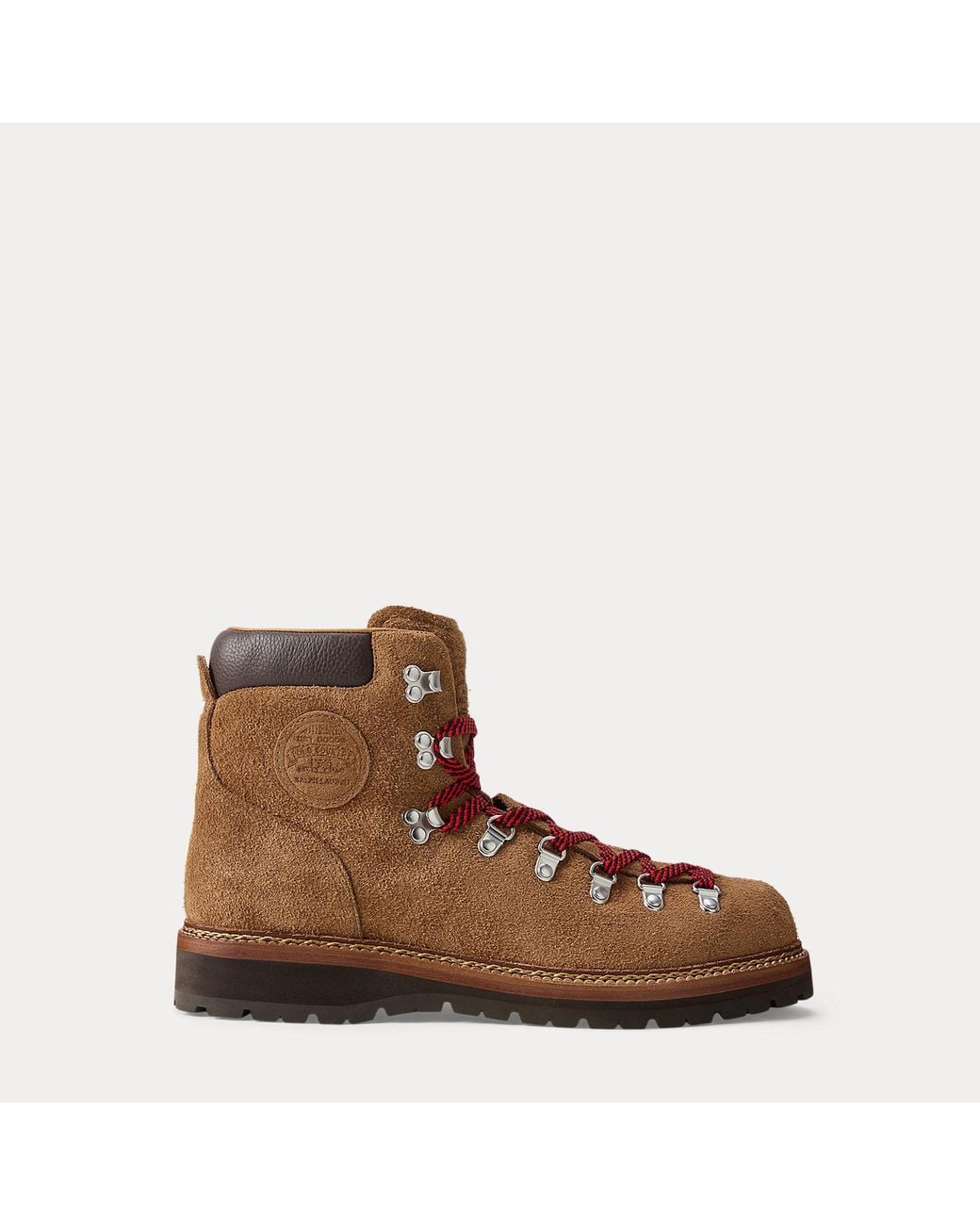 Polo Ralph Lauren Brown Alpine Suede Trail Boot for men