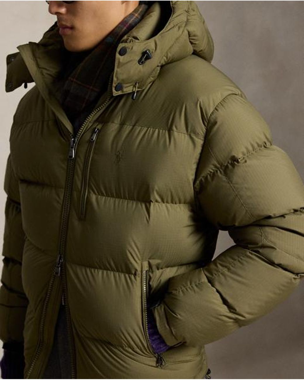 Polo Ralph Lauren Green The Gorham Relaxed Fit Down Jacket for men