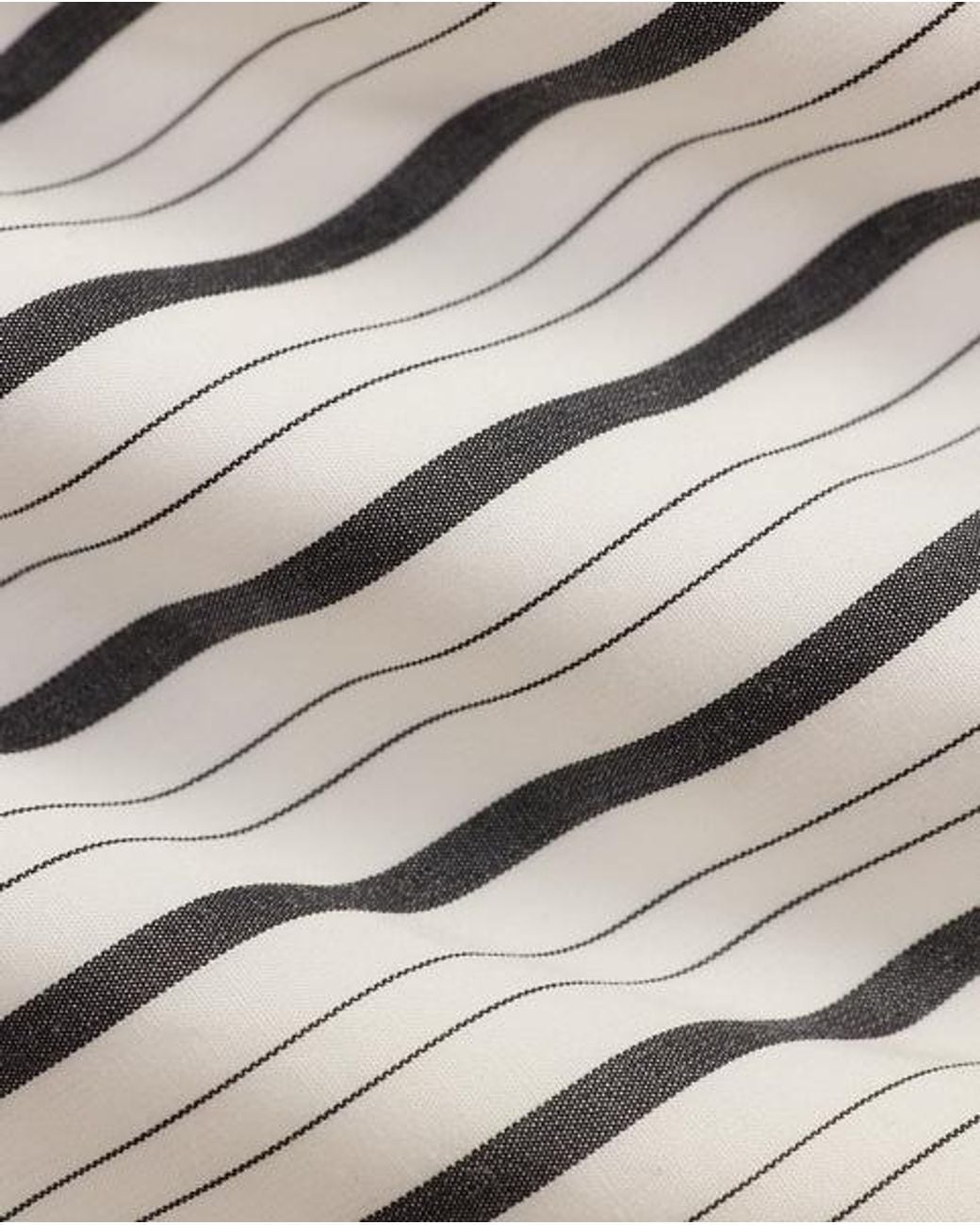 Ralph Lauren White Striped Cotton Tie