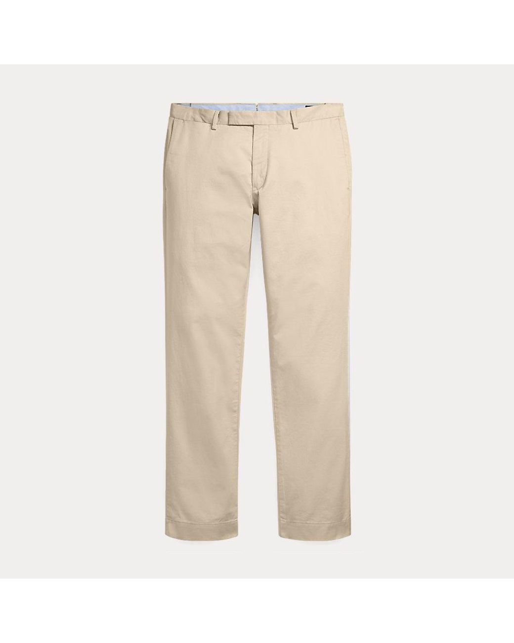 Polo Ralph Lauren Stretch Straight Fit Chino Trouser in Natural for Men Lyst UK