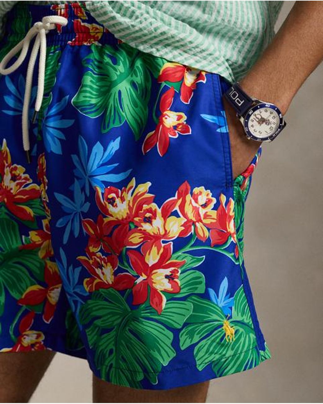 Polo Ralph Lauren Blue 14.5-Cm Traveller Swimming Shorts for men