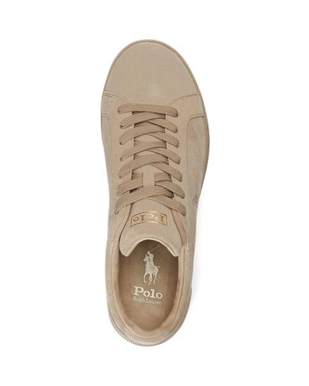 Polo Ralph Lauren Blue Heritage Court Ii Suede Trainer for men